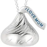 Hershey's Kisses I Love Mom Necklace