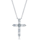 Birthstone Cross Necklace