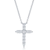 Birthstone Cross Necklace