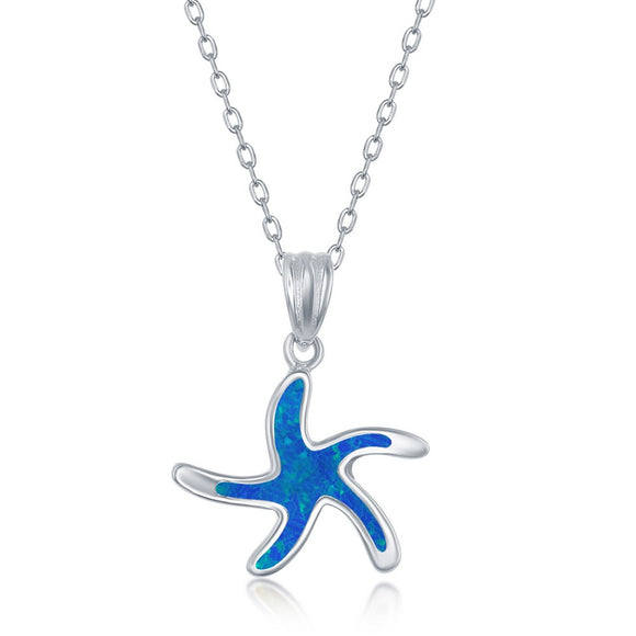 Opal Starfish Necklace