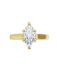 Marquise-Cut Diamond Engagement Ring