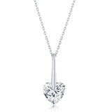 Heart Sterling Silver Necklace