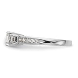 Princess-Cut 3-Stone Diamond Ring