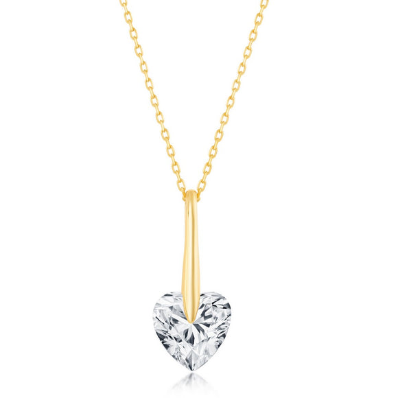 Heart Sterling Silver Necklace