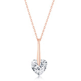 Heart Sterling Silver Necklace